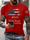 New Arrival USA 250th Anniversary Shirts Mens  Red USA EST 1776 Star Graphic T Shirt Patriotic American Flag Short Sleeve Tee Casual Summer Top