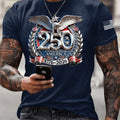 New Arrival USA 250th Anniversary Shirts Mens USA 250 Anniversary Liberty Polo Shirt Patriotic Star Spangled Short Sleeve Casual Golf Top